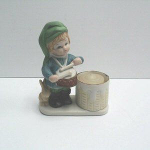 Vintage 1978 Jasco Christmas Luvkins Drummer Boy Figurine 4 5/8" High